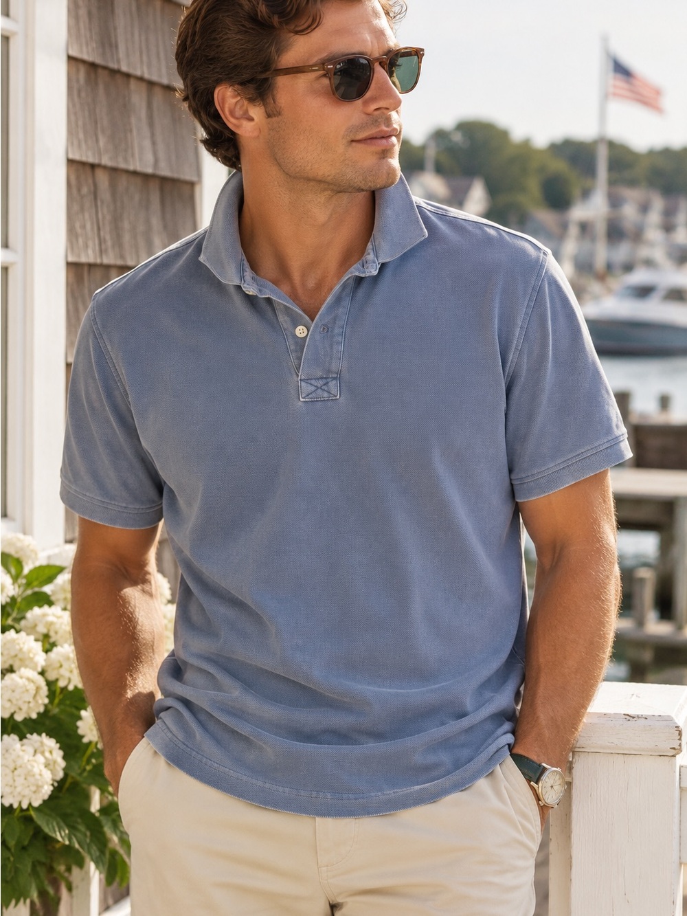 Vintage J.Crew Always 100% Cotton Golf Polo Shirt – Men’s Medium